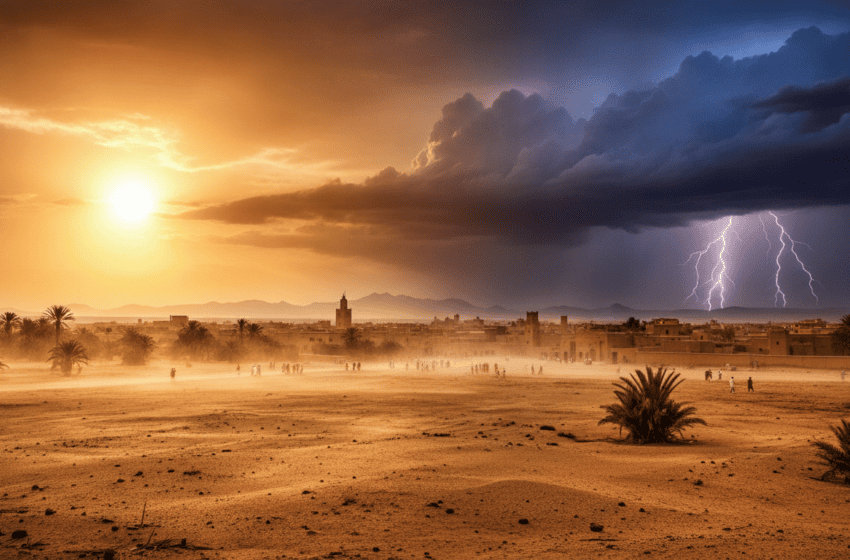  Vague de chaleur et orages violents attendus au Maroc de vendredi à dimanche