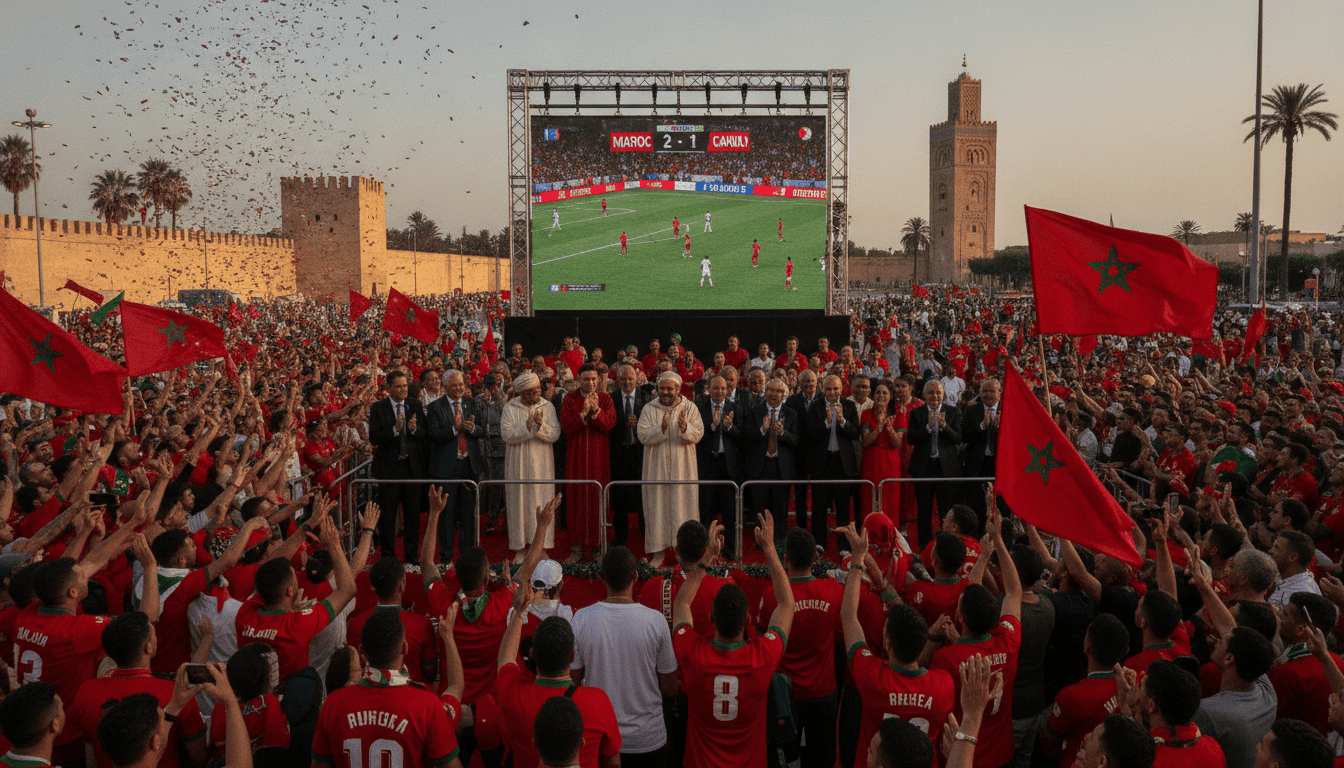 Victoire du Maroc contre le Canada saluée comme fruit de la Vision Royale