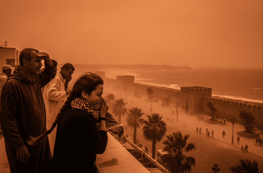  Vigilance orange au Maroc: vague de chaleur jusqu’à 46°C et rafales à Tanger