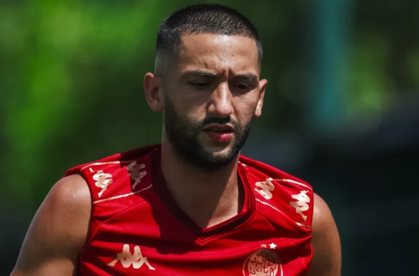  Hakim Ziyech écarté du stage du Wydad après refus de réduire son salaire