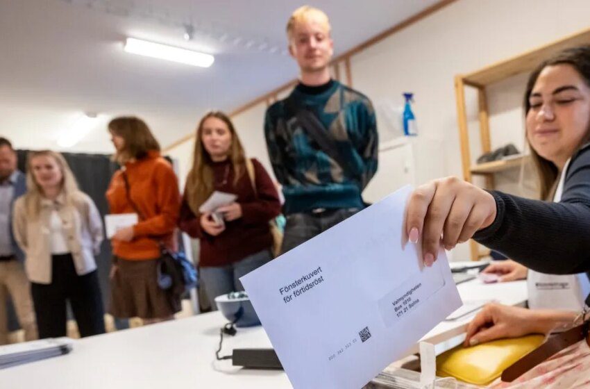  Élections suédoises 2026 : centre-gauche en tête à 51,3 % selon un sondage