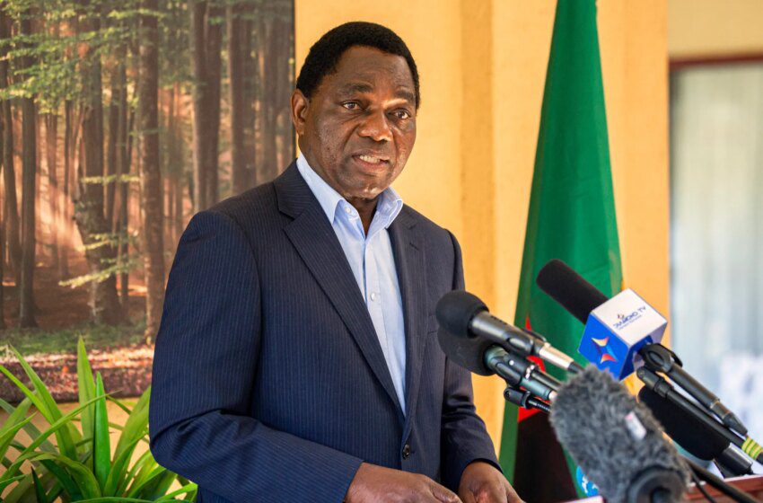  En Zambie Hakainde Hichilema investi pour un second mandat malgré élections contestées