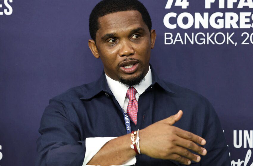  Eto’o soutient Infantino et affirme qu’un meilleur budget aurait retenu Mbappé et Tchouameni
