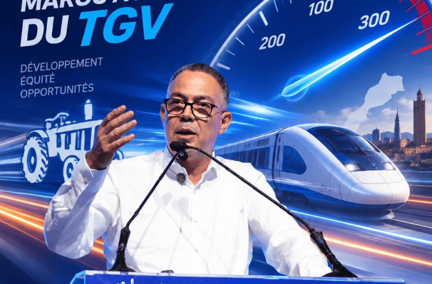  Fouzi Lekjaâ transforme la campagne du PAM en TGV vers les législatives