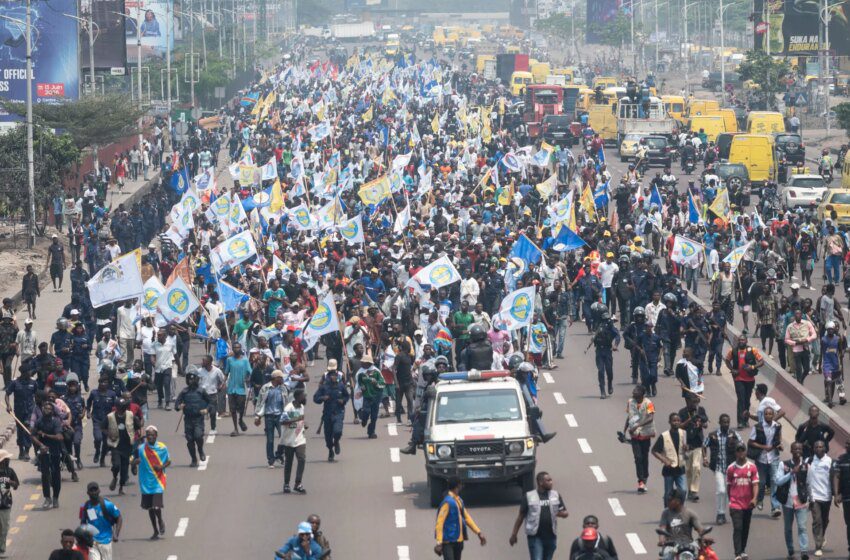  RDC: manifestations réprimées contre la tentative de troisième mandat de Tshisekedi