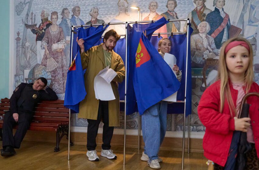  Russie unie en tête des premières élections législatives depuis le début de la guerre