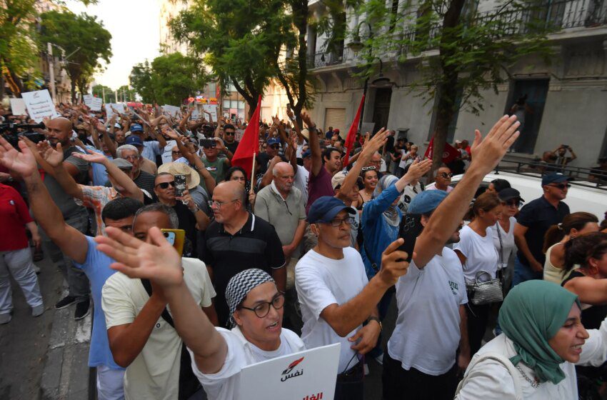  Tunisie cinq ans après Saïed manifestations contre pénuries, hausse des prix et répression