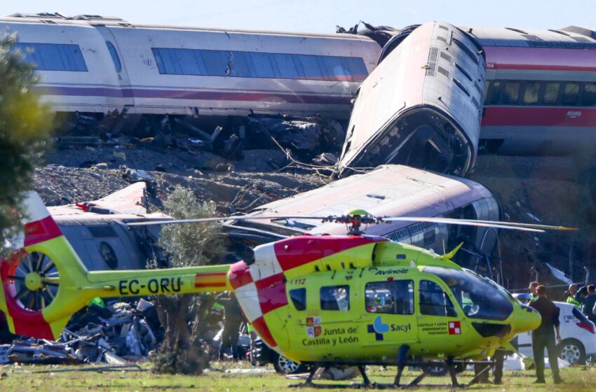  Collision de trains à grande vitesse près d’Urda (Tolède), au moins 64 morts