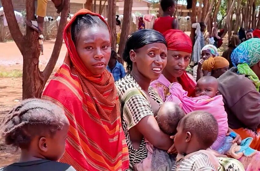  Dizaines de milliers fuient Moyale en Éthiopie vers le Kenya, menacés par la faim