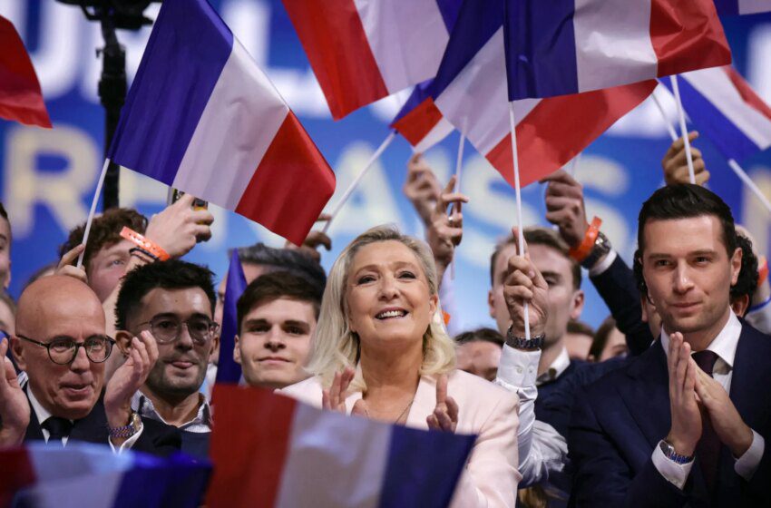  Marine Le Pen lance sa campagne à Orléans et promet renaissance et ordre