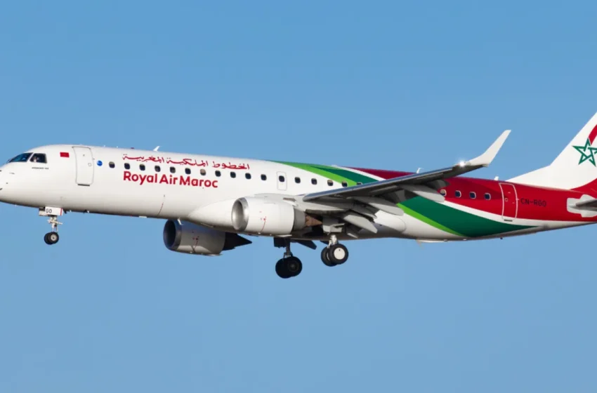  Royal Air Maroc reçoit à Casablanca le premier Embraer E190 loué à Azorra